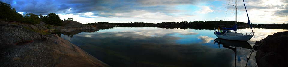 Panoraama Ruggskäristä etelään.